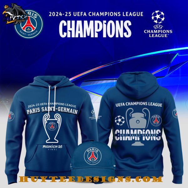 2024-25 UEFA Champions League Paris Saint Germain Hoodie