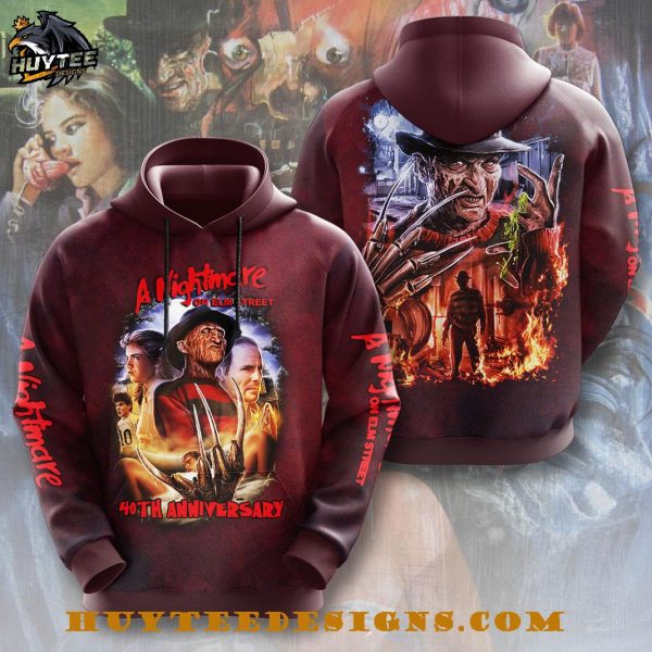 A Nightmare On Elm Street 40th Anniversary T-Shirt