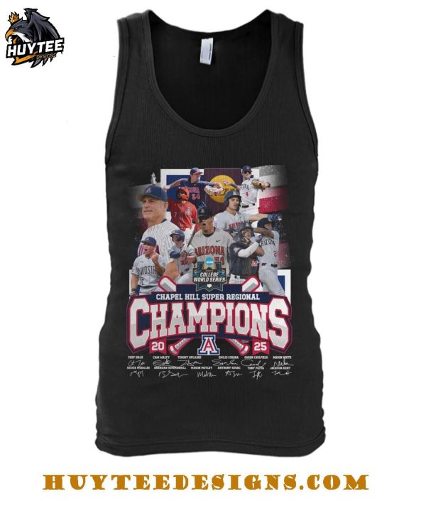 Arizona Diamondbacks Chapel Hill Super Regional Champions 2025 T-Shirt