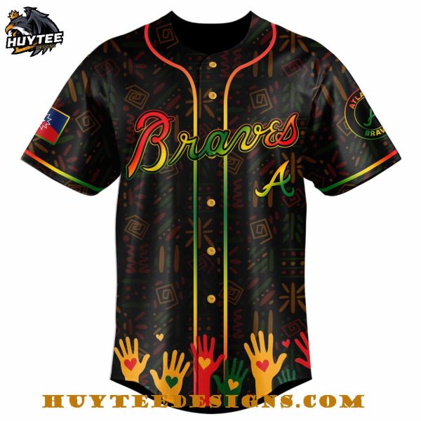 Atlanta Braves Happy Juneteenth 2025 Baseball Jersey