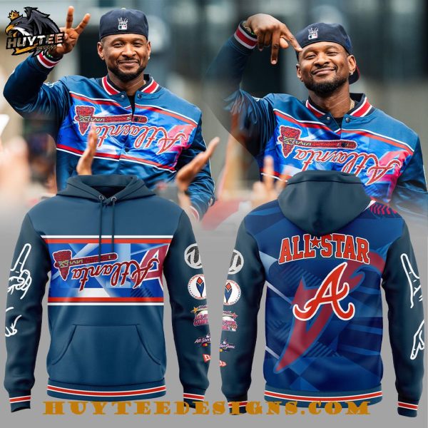 Atlanta Braves x Usher Throws All Star Peace up A-Town Down 2025 Hoodie