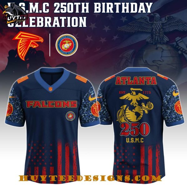 Atlanta Falcons NFL 250th Birthday Celebration U.S.M.C Football Jersey