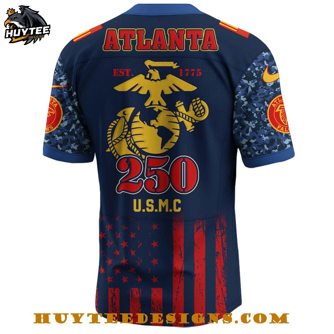 Atlanta Falcons NFL 250th Birthday Celebration U.S.M.C Football Jersey Atlanta Falcons NFL 250th Birthday Celebration U.S.M.C Football Jersey