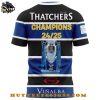 Bath Rugby Premiership Champions 2024 2025 T Shirt