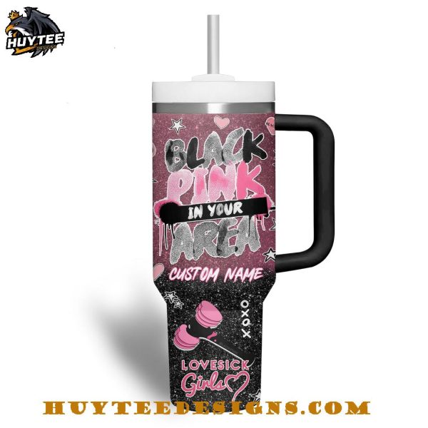 BlackPink In your Area Lovesick Girls Custom Name Stanley Tumbler 40oz