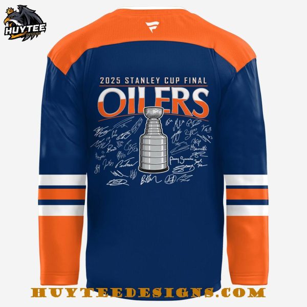 Edmonton Oilers Stanley Cup Finals Champions 2025 Hockey Jersey
