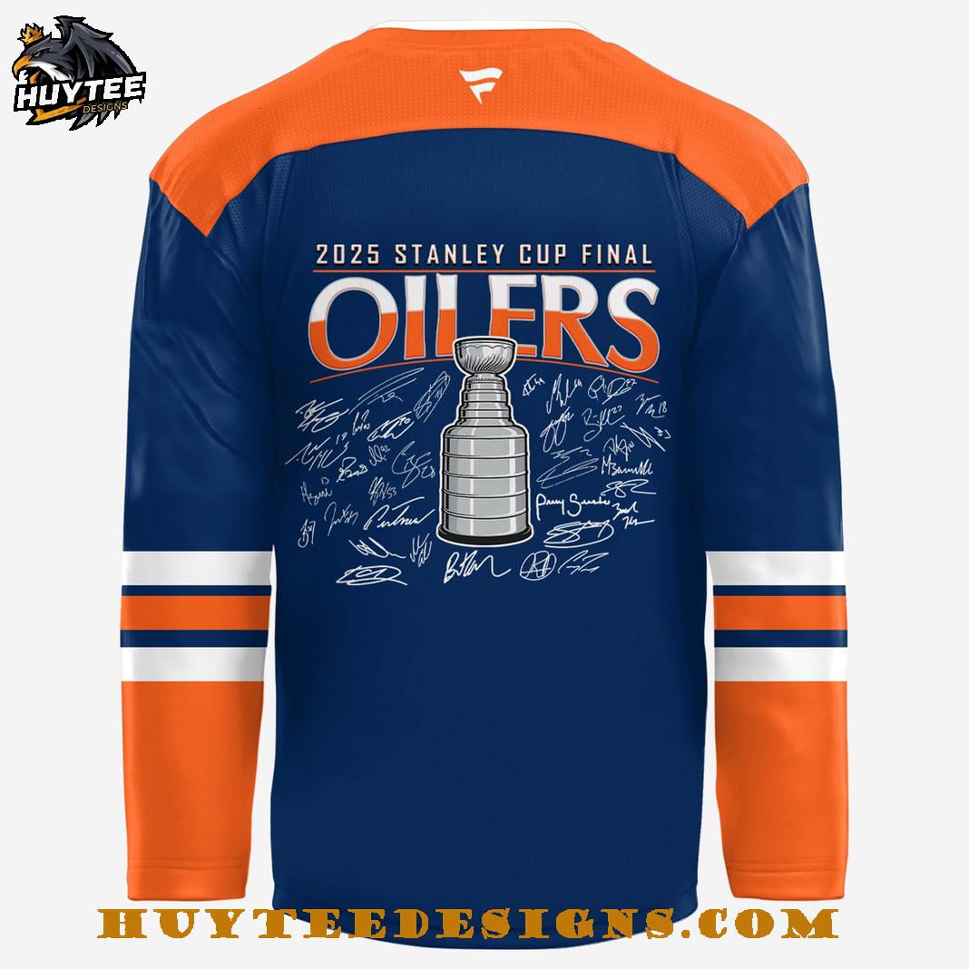Edmonton Oilers Stanley Cup Finals Champions 2025 Hockey Jersey Edmonton Oilers Stanley Cup Finals Champions 2025 Hockey Jersey