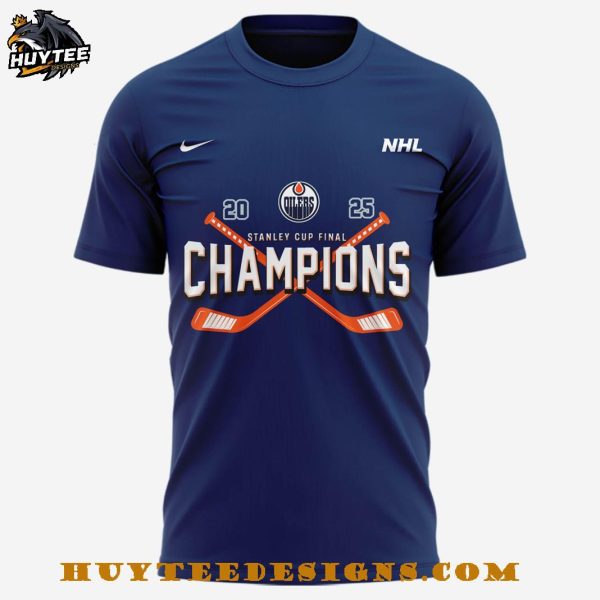 Edmonton Oilers Stanley Cup Finals Champions 2025 T-Shirt
