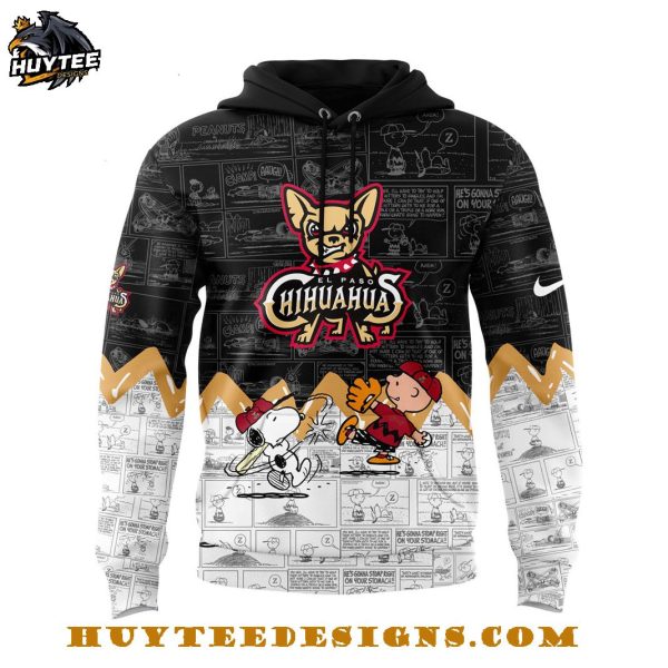 El Paso Chihuahuas 75 Years Anniversary Of Peanuts Hoodie