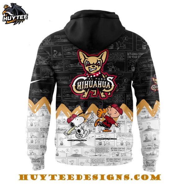 El Paso Chihuahuas 75 Years Anniversary Of Peanuts Hoodie