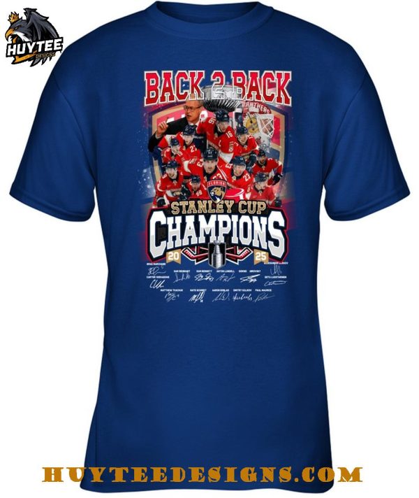 Florida Panthers Back To Back Champions 2025 T-Shirt