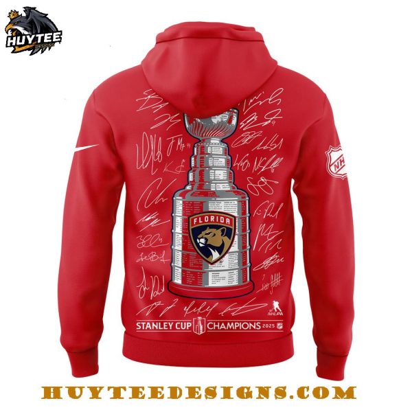Florida Panthers Back to Back 2025 Stanley Cup Champions Limited Edition Hoodie