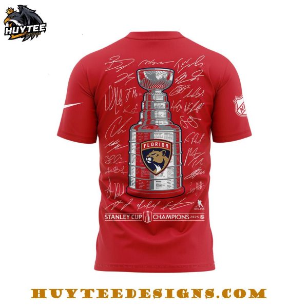 Florida Panthers Back to Back 2025 Stanley Cup Champions T-Shirt