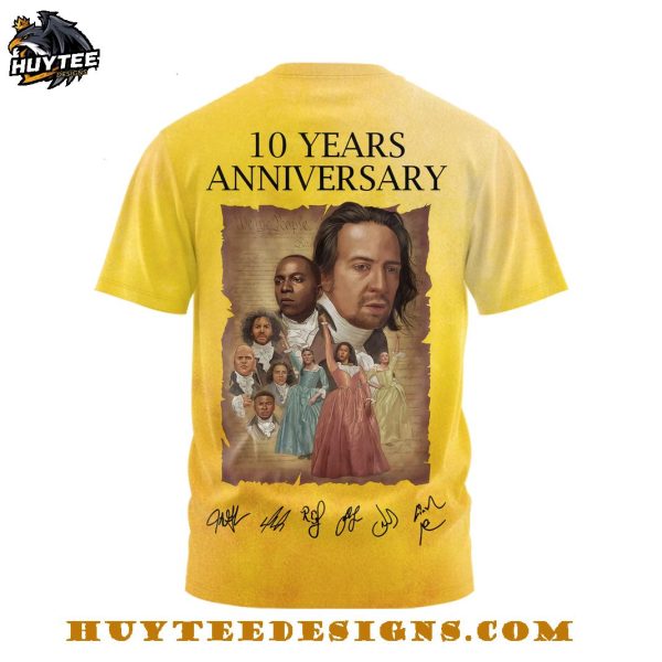 Hamilton 10 Years Anniversary 2015-2025 T-Shirt