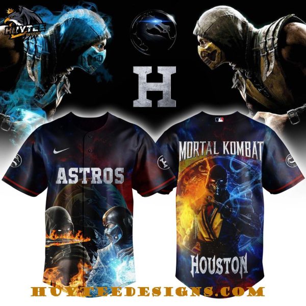 Houston Astros x Mortal Kombat Night 2025 Baseball Jersey