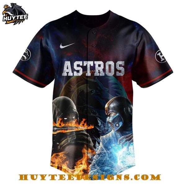 Houston Astros x Mortal Kombat Night 2025 Baseball Jersey