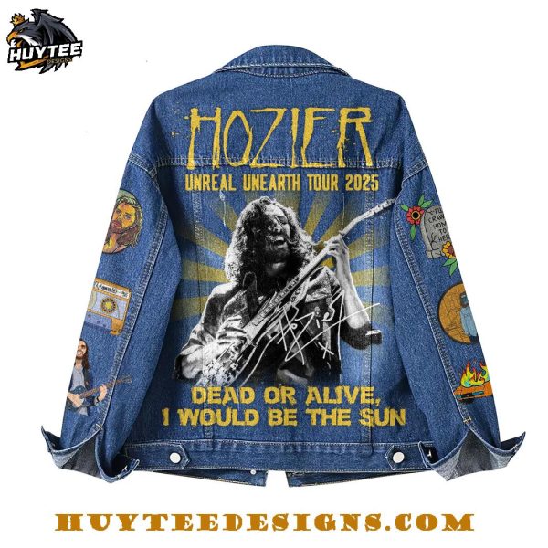 Hozier Unreal Unearth Tour 2025 Denim Jacket
