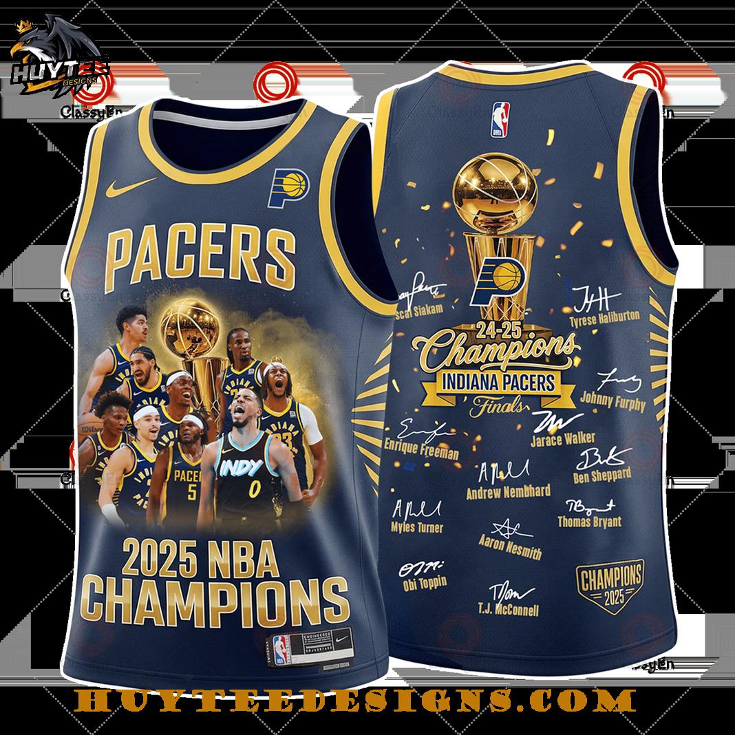 Indiana Pacers Basketball 2024-2025 NBA Champions Finals Basketball Jersey Indiana Pacers Basketball 2024-2025 NBA Champions Finals Basketball Jersey