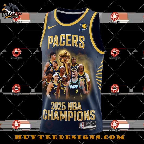 Indiana Pacers Basketball 2024-2025 NBA Champions Finals Basketball Jersey
