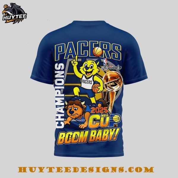 Indiana Pacers Basketball NBA Champions The Final 2025 Cup Boom Baby T-Shirt