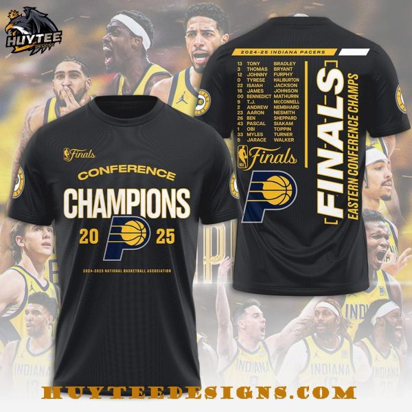 Indiana Pacers Conference Champions 2024-2025 National Basketball Association T-Shirt
