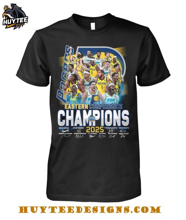 Indiana Pacers Eastern Conference Champions 2025 T-Shirt