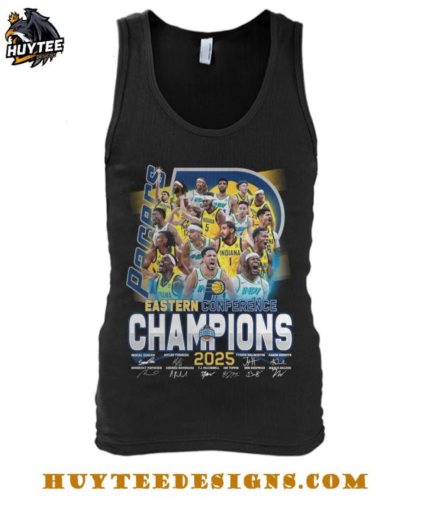 Indiana Pacers Eastern Conference Champions 2025 T-Shirt