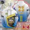 Leeds United Champions 2025 Custom Name And Number T Shirt