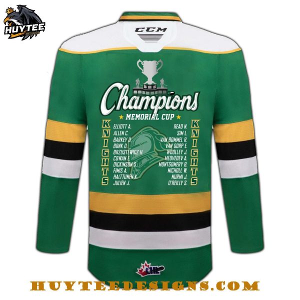 London Knights Champions Memorial Cup 2025 Hockey Jersey