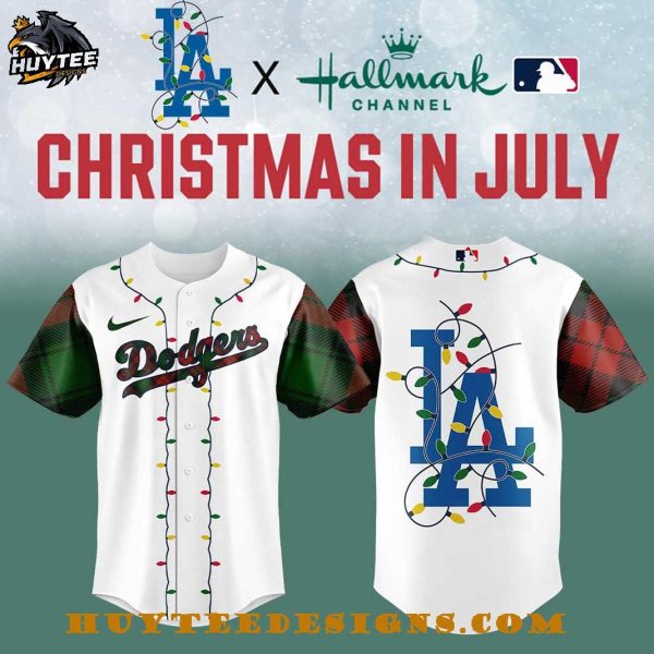 Los Angeles Dodgers Christmas in July 2025 Baseball Jersey