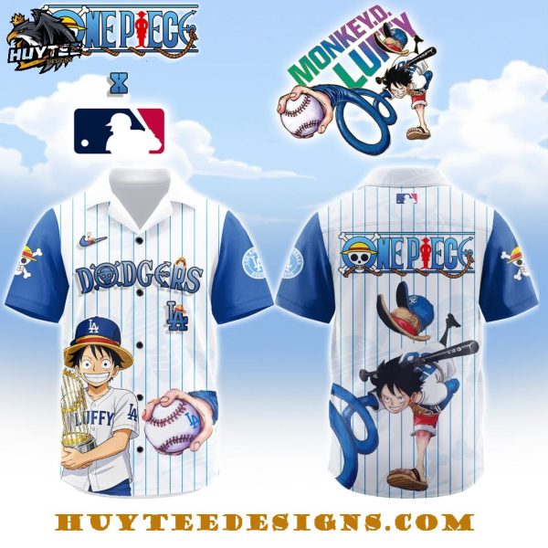 Los Angeles Dodgers MLB x ONE PIECE Night 2025 Hawaiian Shirt