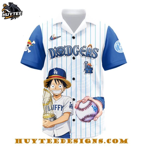 Los Angeles Dodgers MLB x ONE PIECE Night 2025 Hawaiian Shirt