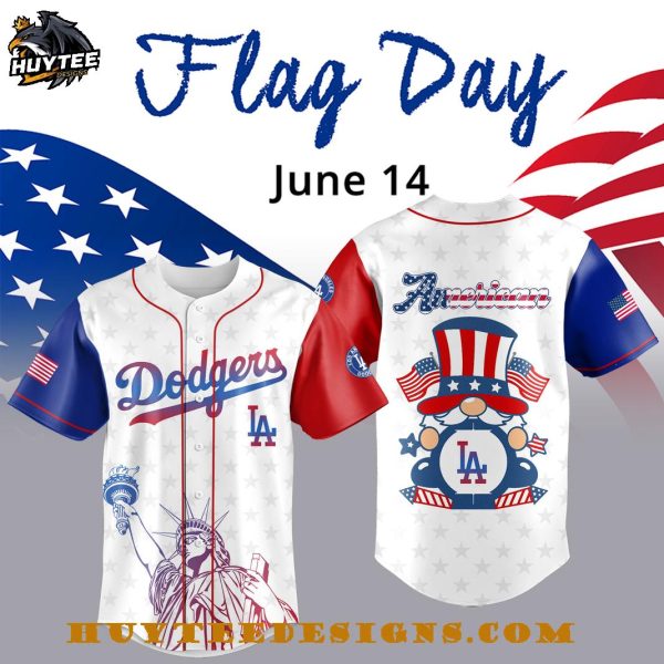 Los Angeles Dodgers x Flag Day 2025 Limited Edition Baseball Jersey