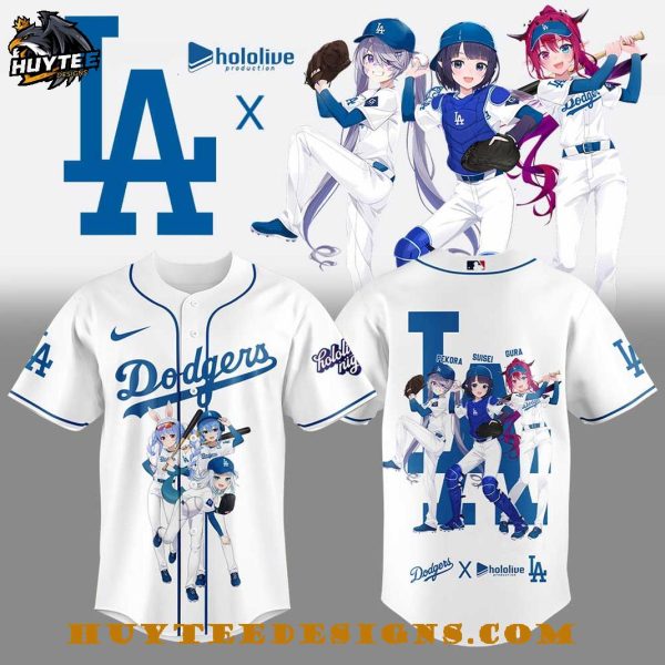 Los Angeles Dodgers x Hololive Night 2025 Baseball Jersey