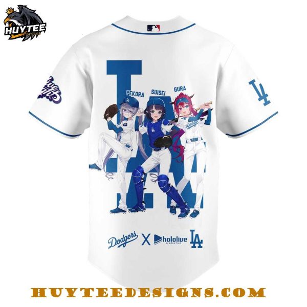 Los Angeles Dodgers x Hololive Night 2025 Baseball Jersey