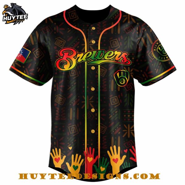 Milwaukee Brewers Happy Juneteenth 2025 Baseball Jersey