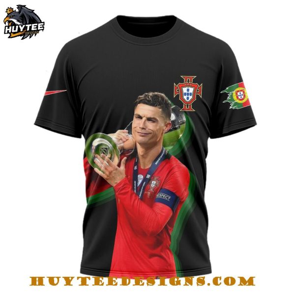 Mistmerch Cristiano Ronaldo Portugal National Football UEFA Nations League Champions 2025 T-Shirt