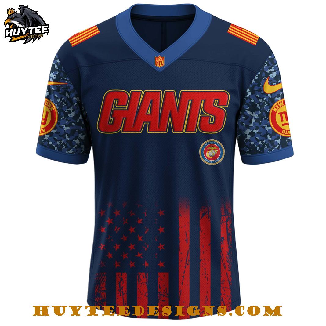 New York Giants NFL 250th Birthday Celebration U.S.M.C Football Jersey New York Giants NFL 250th Birthday Celebration U.S.M.C Football Jersey