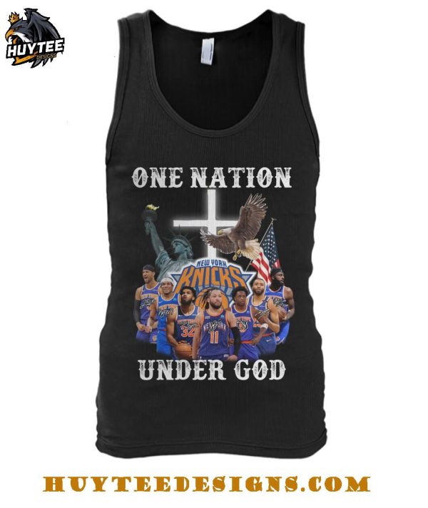 New York Knicks One Nation Under God 2025 T-Shirt
