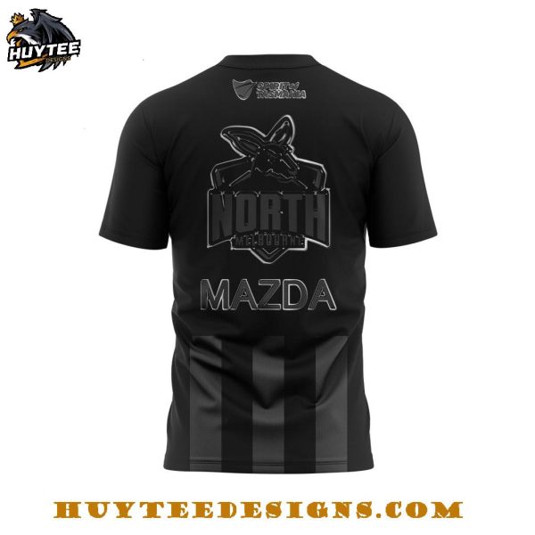 North Melbourne Back In Black 2025 Limited Edition 3D T-Shirt