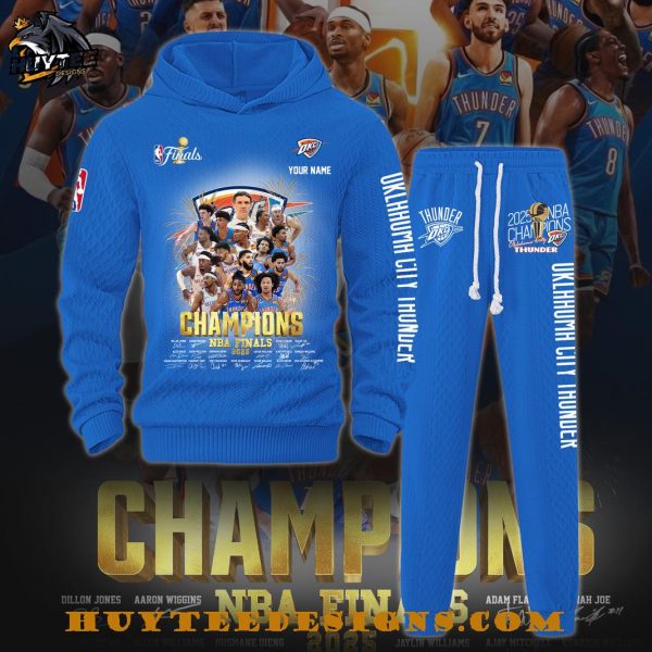 Oklahoma City Thunder Champions NBA Finals 2025 Special New Hoodie