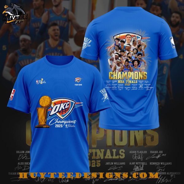 Oklahoma City Thunder Champions NBA Finals 2025 Special New T-Shirt