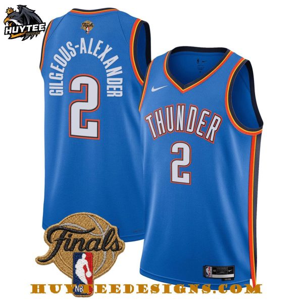 Oklahoma City Thunder Men’s NBA 2025 Basketball Jersey