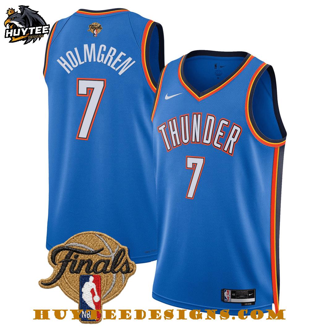 Oklahoma City Thunder Men's NBA 2025 Basketball Jersey Oklahoma City Thunder Men's NBA 2025 Basketball Jersey