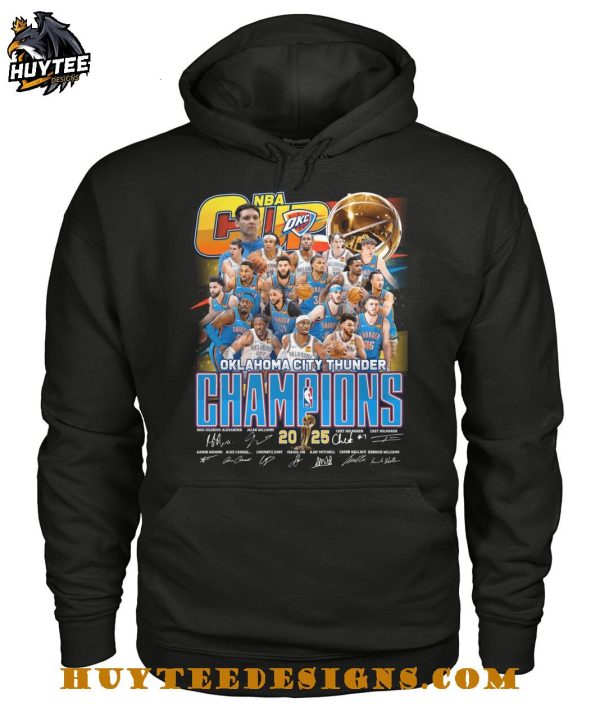 Oklahoma City Thunder NBA Champions 2025 T-Shirt