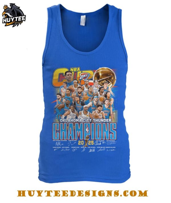 Oklahoma City Thunder NBA Champions 2025 T-Shirt