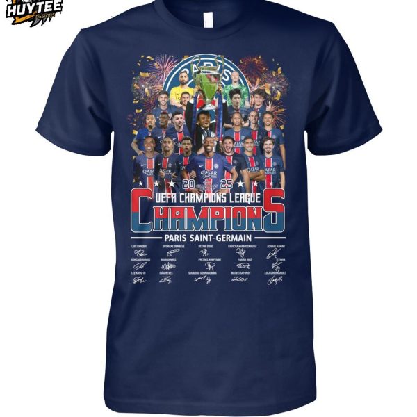 Paris Saint Germain 2025 UEFA Champions League T-Shirt