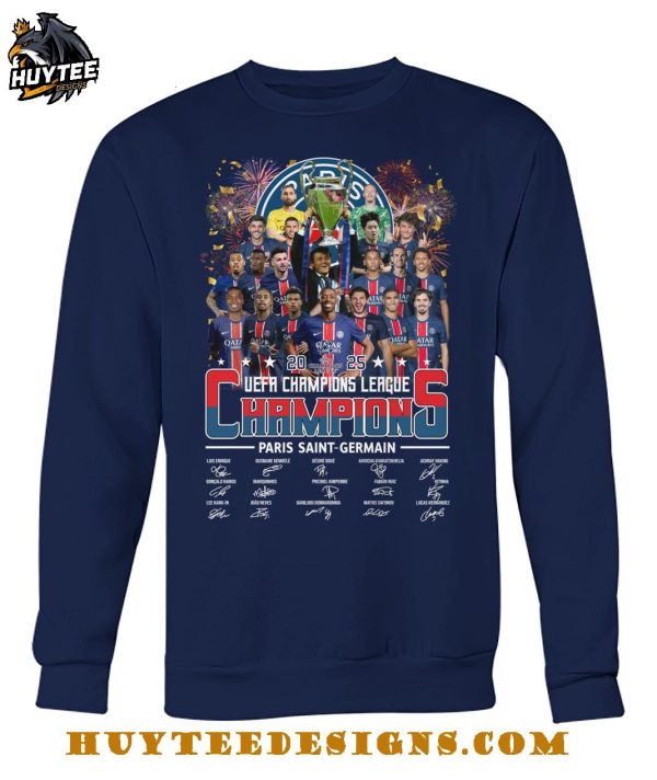 Paris Saint Germain 2025 UEFA Champions League T-Shirt