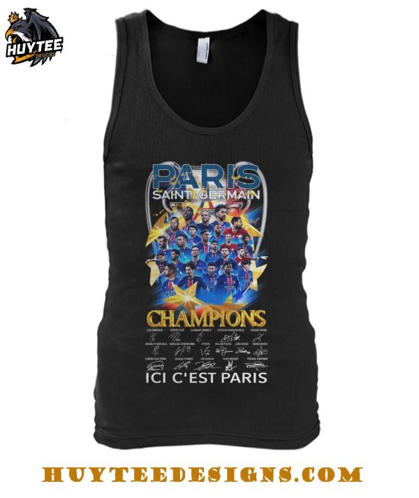 Paris Saint Germain Champions 2025 Ici C’est Paris T-Shirt