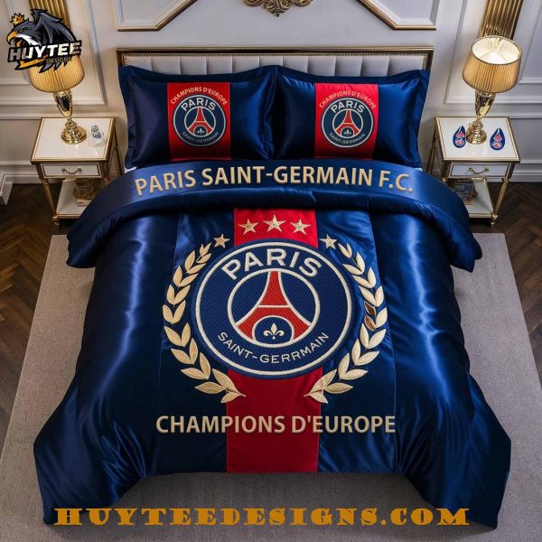 Paris Saint Germain Champions D’Europe 2025 Limited Edition Bedding Set